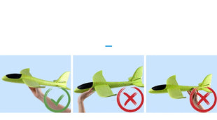 48 centimetri Grande Lancio A Mano Lancio Schiuma Palne EPP Modello di Aereo Aliante Aereo Modello di Aereo All'aperto FAI DA TE Giocattolo Educativo per I Bambini - riparo82
