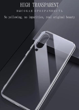 Luxury Clear Case For Xiaomi Mi A1 A2 A3 8 9 Lite Se 10 Pro Transparent Silicone Soft Case For Mi Note 10 Lite 6 6x 5x Fundas - Riparo82