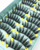 10/2 Pairs Mink Eyelashes Natural 3D Lashes Faux Cils Makeup Dramatic False Eyelashes Wholesale Eyelash Extension Makeup Tools