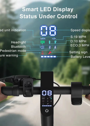 US Stock Cheap Folding Adults 350W Motor E Scooter Blue Mobility Moped 30kmh Electric Bike Foldable Scooter for Men - riparo82