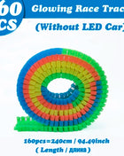 Magico luminoso pista da corsa auto giocattolo veicolo luce a LED elettronica binari per auto parti giocattolo auto per bambini ragazzi ragazze regalo di compleanno - riparo82