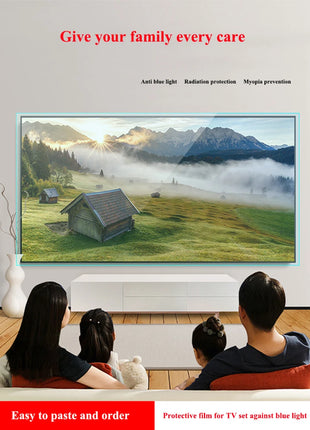 48"-75" TV Screen Protector film Anti-Blue ray Eye protection film screen protective film Bule reduce anti-radiation film, - Riparo82