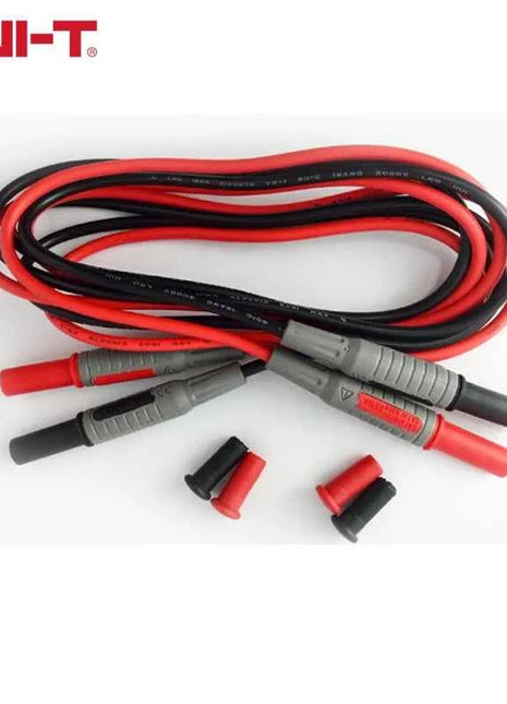 UNI-T UT-L06 Dual Head Connecting Wire Double Insulated Banana Plug With Security Mask and Normal Diameter  Multi occasion Use