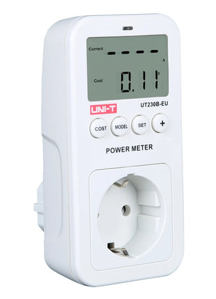 UNI-T UT230B-EU  Wattmeter Voltage Current Cost Frequency Power Meter LCD Energy Consumption  Monitor - Riparo82