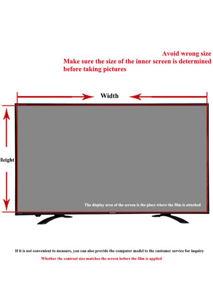 48"-75" TV Screen Protector film Anti-Blue ray Eye protection film screen protective film Bule reduce anti-radiation film, - Riparo82