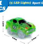 Magico luminoso pista da corsa auto giocattolo veicolo luce a LED elettronica binari per auto parti giocattolo auto per bambini ragazzi ragazze regalo di compleanno - riparo82