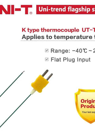 UNI-T UT-T01 K type Thermocouple Test -40-260 degree For UT320