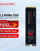 HUADISK M.2 PCIe NVME 128GB 256GB 512GB 1TB M2 2280 NVME SSD Solid State Disk Hard Drive for Laptop&Desktop - Riparo82