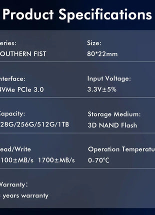HUADISK M.2 PCIe NVME 128GB 256GB 512GB 1TB M2 2280 NVME SSD Solid State Disk Hard Drive for Laptop&Desktop - Riparo82