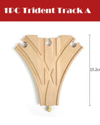 Nuova binario ferroviario in legno Tutti i tipi Biforcazione binario forcella Accessori per binari in legno di faggio adatti per binari in legno Thomos Giocattolo Regalo per bambini