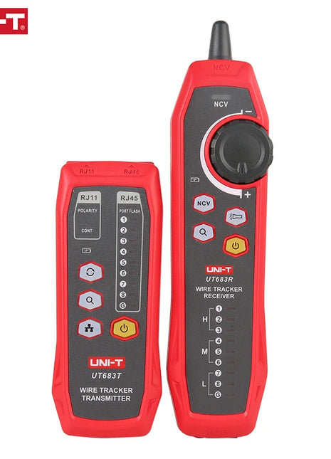 UNI-T UT683KIT Lan Tester Network Wire Tracer Cable Tracker RJ45 RJ11 Telephone Line Finder Repairing Networking Tool