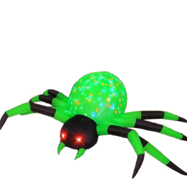 COMIN 9FT Wide Halloween Inflatable Spider Outdoor Decorations Giant LED Yard Garden Party Lawn Decoration New Arrival