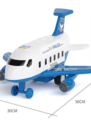 QWZ Nuovo Aereo Simulazione Pista Inerzia Giocattolo Aereo con Luci Musica Aereo Passeggeri di Grandi Dimensioni Aerei di Linea Per Bambini Auto Giocattolo Regali - riparo82