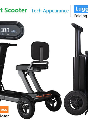 KSM-908 SmartHealth Powered Mobility Scooters Indoor Reviews Handicap Fashion Style Electric Scooter for Elderly - riparo82