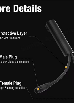 Customized Unlock Speed Cable 35km/h Riding Speed for Ninebot by Segway ZT3 PRO E Electric Scooter Speed Release Line - riparo82