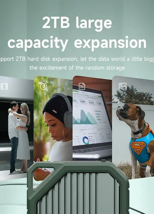 Hagibis 2230 M.2 NVMe SSD Enclosure USB 3.2 Gen 2 10Gbps to NVMe PCI-E M.2 SSD Case External SSD for Laptop iPhone 16 Pro iPad - Riparo82