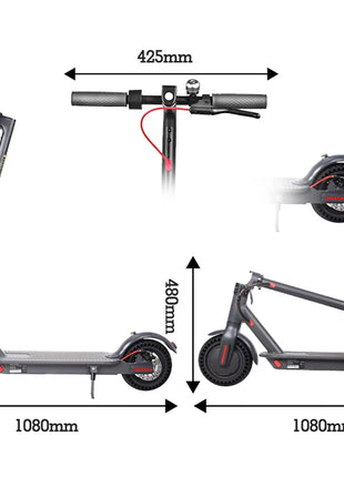 European Warehouse Wholesale Foldable E Scooter with 350W Motor 8.5inch M365 Electric Scooters Adult Folding Escooter - riparo82