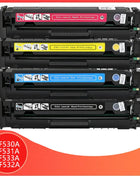 Compatible color toner cartridge For hp CF530A CF531A CF532A CF533A 205A for hp LaserJet Pro 154 M154nw M180nw M180n printer - Riparo82