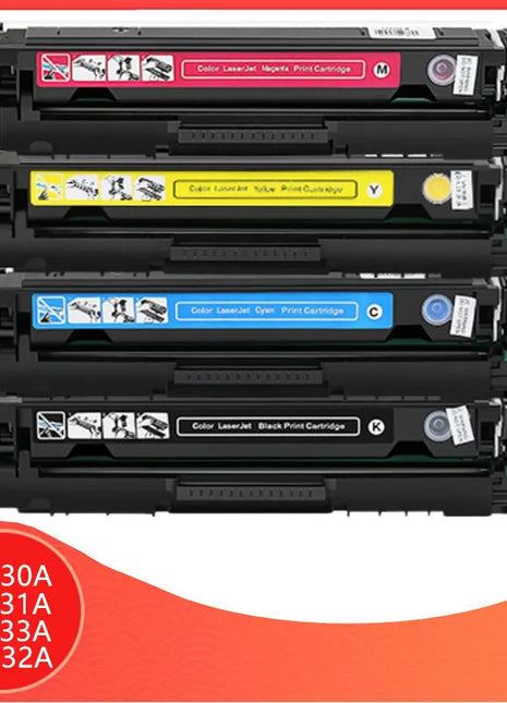 Compatible color toner cartridge For hp CF530A CF531A CF532A CF533A 205A for hp LaserJet Pro 154 M154nw M180nw M180n printer - Riparo82