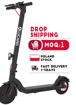 EU Poland Warehouse Alucard Kick E-Scooter 350W Folding Electric Adult Scooters for Cityroad - riparo82