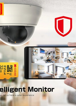 Scheda micro SD Kodak U3 16GB 32GB 64GB 128GB SDXC/SDHC classe 10 Scheda di memoria Flash micro sd 32gb sdcard per smartphone