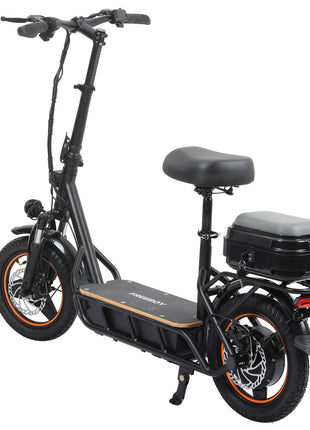 2025 750W 48V 18Ah UK Electric Scooter Wholesale Double Disc Brake Rear Box 45-50km Range for Adults Women Two-Wheel Scooter for - riparo82