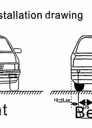 Hippcron Parking Sensor For Car With Auto Parktronic Reverse LED Monitor 4 Sensors Radar Detector System Backlight Display - Riparo82
