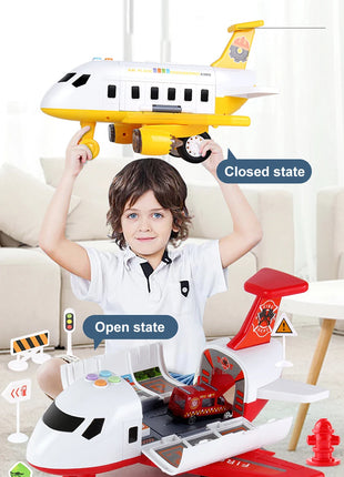 QWZ Nuovo Aereo Simulazione Pista Inerzia Giocattolo Aereo con Luci Musica Aereo Passeggeri di Grandi Dimensioni Aerei di Linea Per Bambini Auto Giocattolo Regali - riparo82