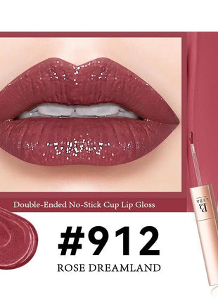 Color-Locking Dual-Ended Lip Gloss for Women - Makeup Cosmetic - Riparo82