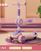 Modern Style Foldable Children's Scooters and Tricycles for Outdoor Play Toy Cars Gifts for Boys and Girls Aged 3 to 8 - riparo82