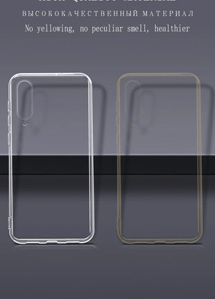 Luxury Clear Case For Xiaomi Mi A1 A2 A3 8 9 Lite Se 10 Pro Transparent Silicone Soft Case For Mi Note 10 Lite 6 6x 5x Fundas - Riparo82