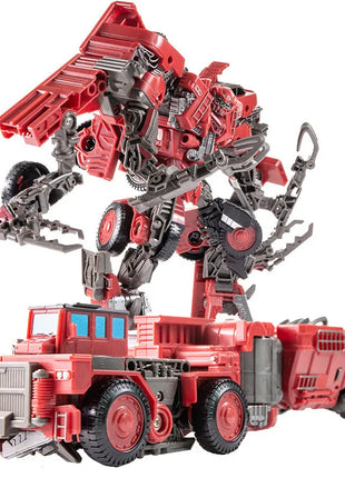 AOYI Cool 8 IN 1 Oversize Devastator Toys Boy Anime Hook Action Figures Robot Car Ingegneria Modello di veicolo Bambini - riparo82