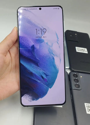 C Samsung Galaxy S21 Plus S21+ 5G G996U1 6.7" 8GB RAM 128/256GB ROM Processore Snapdragon 888 NFC Octa Core Smartphone sbloccato