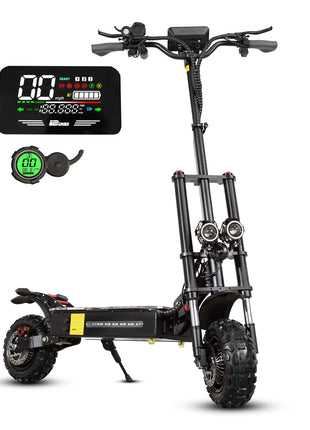 USA Warehouse Free Shipping 5600w Dual Motor 85Km/h 38ah Battery Long Range Trotinette Electrique Off Road Electric Scooter - riparo82