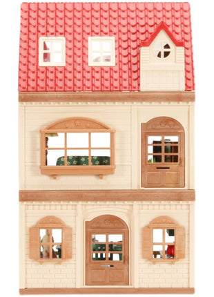 Simulazione Cucina Foresta Famiglia Piccola casa Doppia Villa a tre piani Renna Modello animale Ragazza Casa delle bambole Mobili Regali giocattolo - riparo82