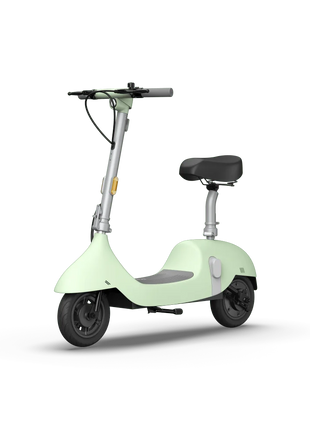 DB Electric Scooter Green with Foldable Seat 35 Mile Operating Range & 15.5mph Max Speed 8 & 10 Inch Tires 120kg Max Load - riparo82