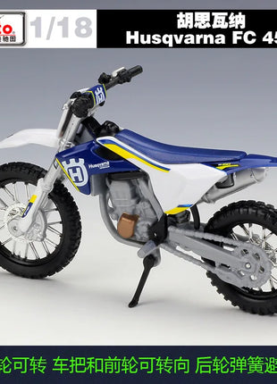 Scala 1/18 Maisto MY Husqvarna FC 450 Vitpilen 701 moto Enduro Racing Diecast Model Dirt Bike Motocross Off Road Replica - riparo82