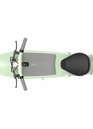 DB Electric Scooter Green with Foldable Seat 35 Mile Operating Range & 15.5mph Max Speed 8 & 10 Inch Tires 120kg Max Load - riparo82