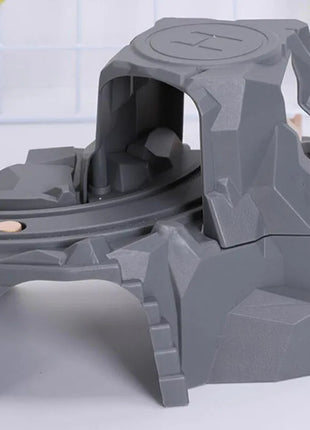 Accessori per binari del treno in legno a doppio tunnel in plastica grigia Accessori per binari a tunnel Giocattoli ferroviari in legno compatibili con binari Thomas Biro - riparo82