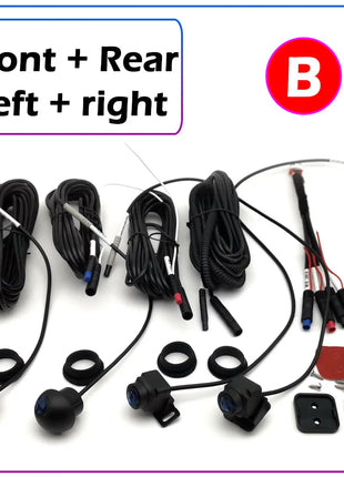360° Panoramic Camera 1080P HD Rear / Front / Left / Right 360 Panoramic Accessories for Car android Radio multimedia no 720P - Riparo82
