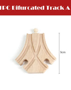 Nuova binario ferroviario in legno Tutti i tipi Biforcazione binario forcella Accessori per binari in legno di faggio adatti per binari in legno Thomos Giocattolo Regalo per bambini