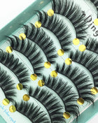 10/2 Pairs Mink Eyelashes Natural 3D Lashes Faux Cils Makeup Dramatic False Eyelashes Wholesale Eyelash Extension Makeup Tools