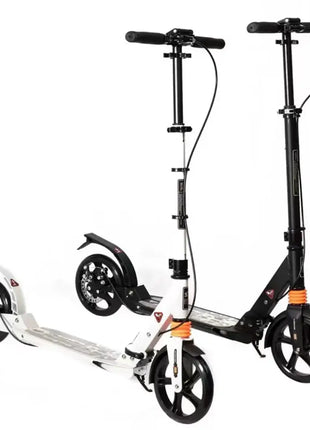 Kick Scooter for Kids Mini E Scooter Foldable Aluminum Frame Seat Included Two PU Wheels for Outdoor Use Child Toy - riparo82