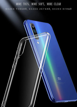 Luxury Clear Case For Xiaomi Mi A1 A2 A3 8 9 Lite Se 10 Pro Transparent Silicone Soft Case For Mi Note 10 Lite 6 6x 5x Fundas - Riparo82
