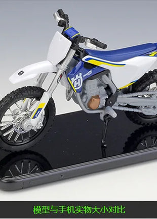 Scala 1/18 Maisto MY Husqvarna FC 450 Vitpilen 701 moto Enduro Racing Diecast Model Dirt Bike Motocross Off Road Replica - riparo82