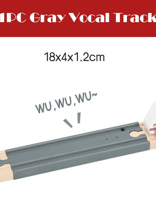 Nuova binario ferroviario in legno Tutti i tipi Biforcazione binario forcella Accessori per binari in legno di faggio adatti per binari in legno Thomos Giocattolo Regalo per bambini