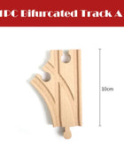 Nuova binario ferroviario in legno Tutti i tipi Biforcazione binario forcella Accessori per binari in legno di faggio adatti per binari in legno Thomos Giocattolo Regalo per bambini