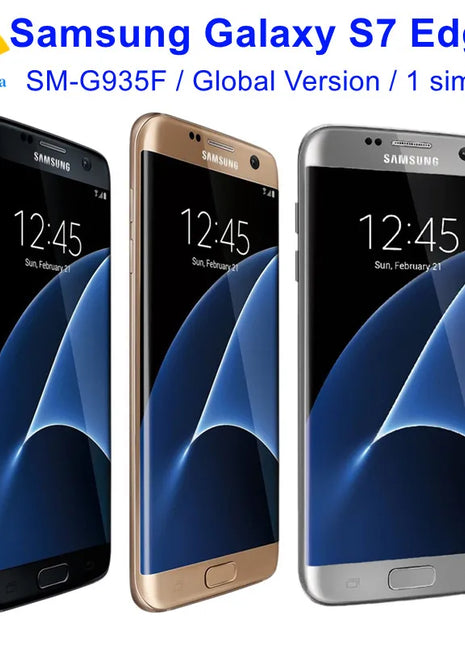 Samsung Galaxy S7 Edge G935F 5,5" RAM 4GB ROM 32GB NFC Octa Core 4G LTE sbloccato originale