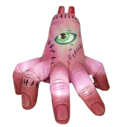 COMIN 6 FT Halloween Inflatable Outdoor Indoor Party Garden Lawn Decor Giant Scary Yard Blow Decor Built-in LEDs Handmade Latex