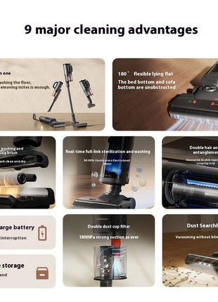 Xiaomi Mijia Wireless Floor Scrubber 3 Max D301 200W 800ml 4000mAh Household Wireless Floor Scrubber - Riparo82